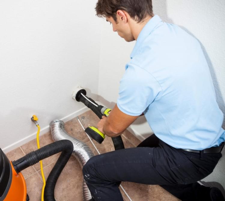 Dryer Vent Cleaning Tech